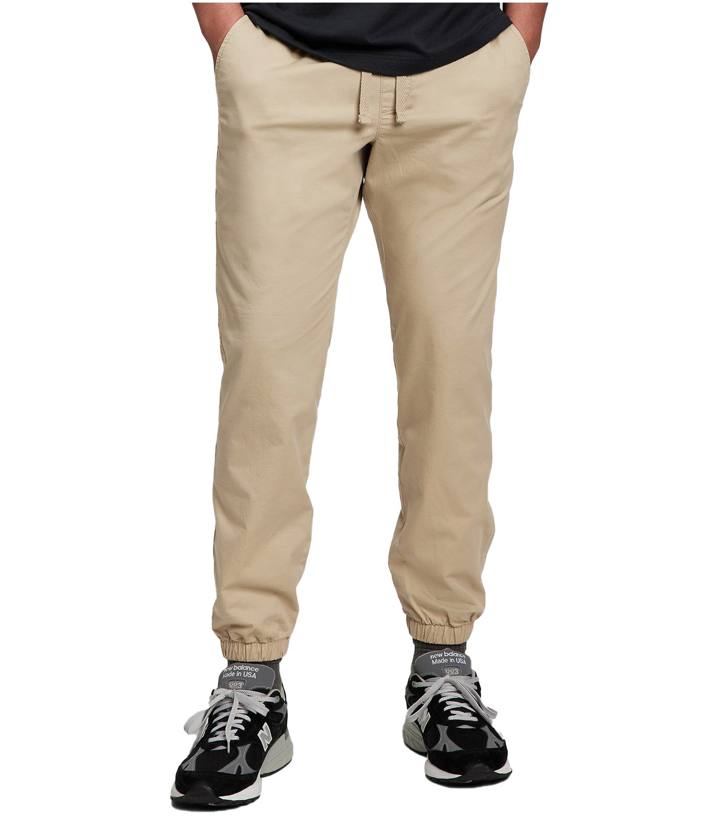 Slim Canvas Joggers with GapFlex Rattan