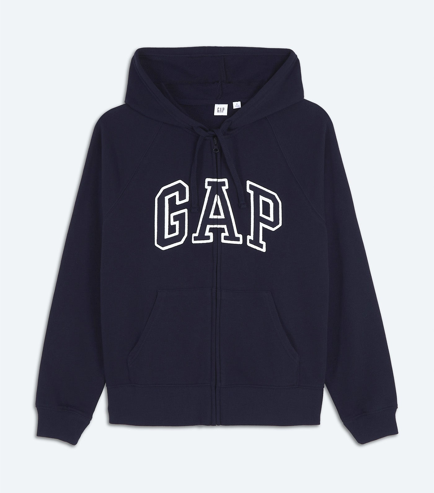 Logo Zip Hoodie Navy Uniform