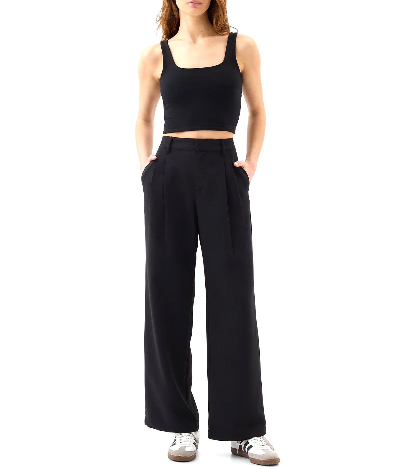 Easy Crepe Trousers True Black