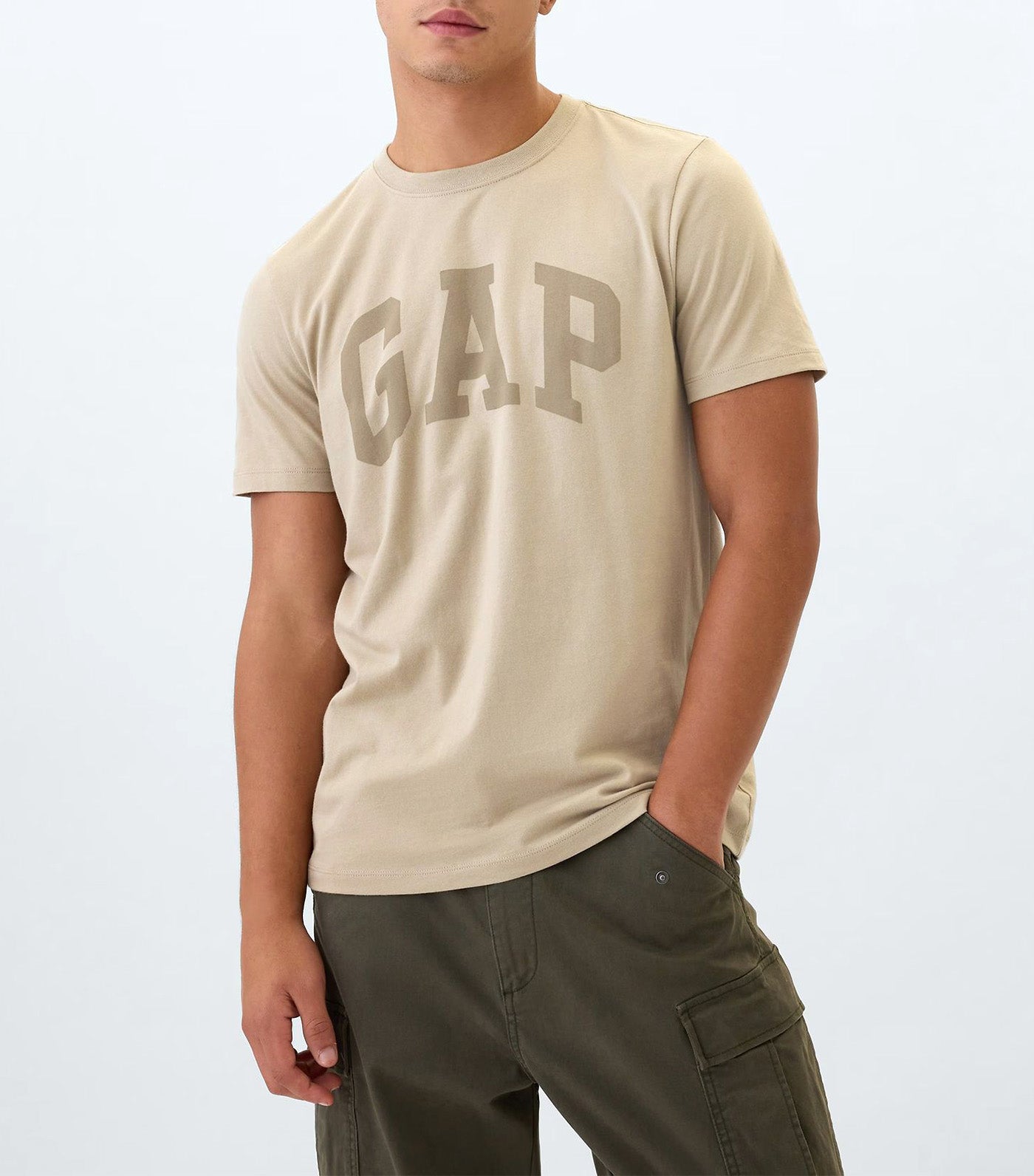 Everyday Soft Crewneck T-Shirt Khaki