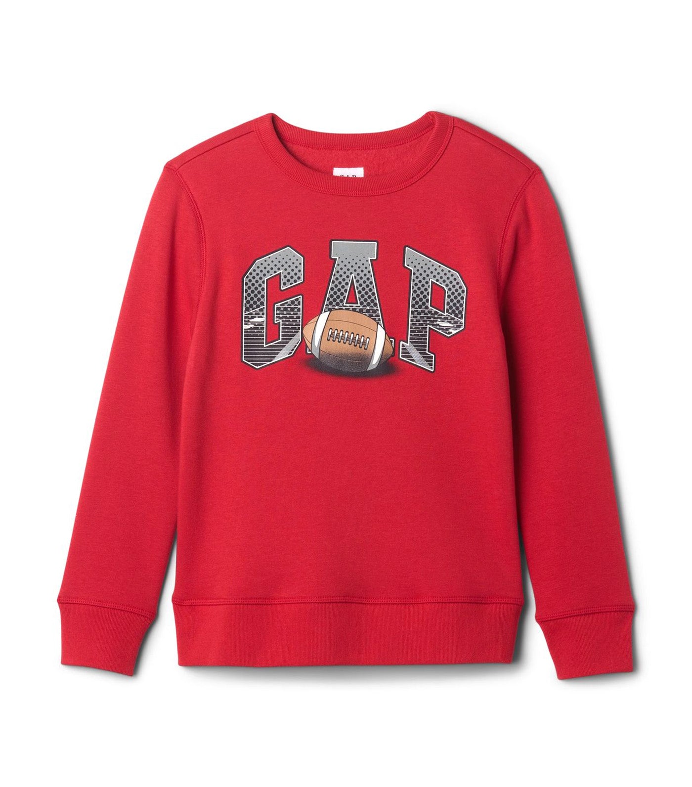 Graphic Sweatshirt Modern Red