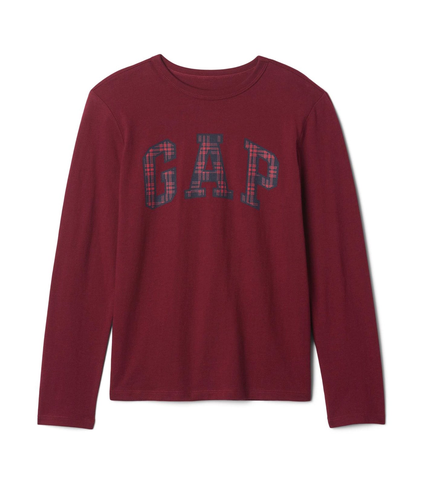 Graphic T-Shirt Burgundy Plaid