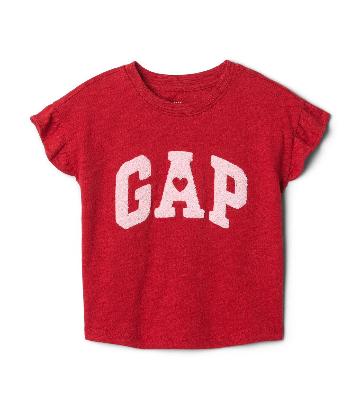 Toddler Arch Logo Ruffle T-Shirt Sled