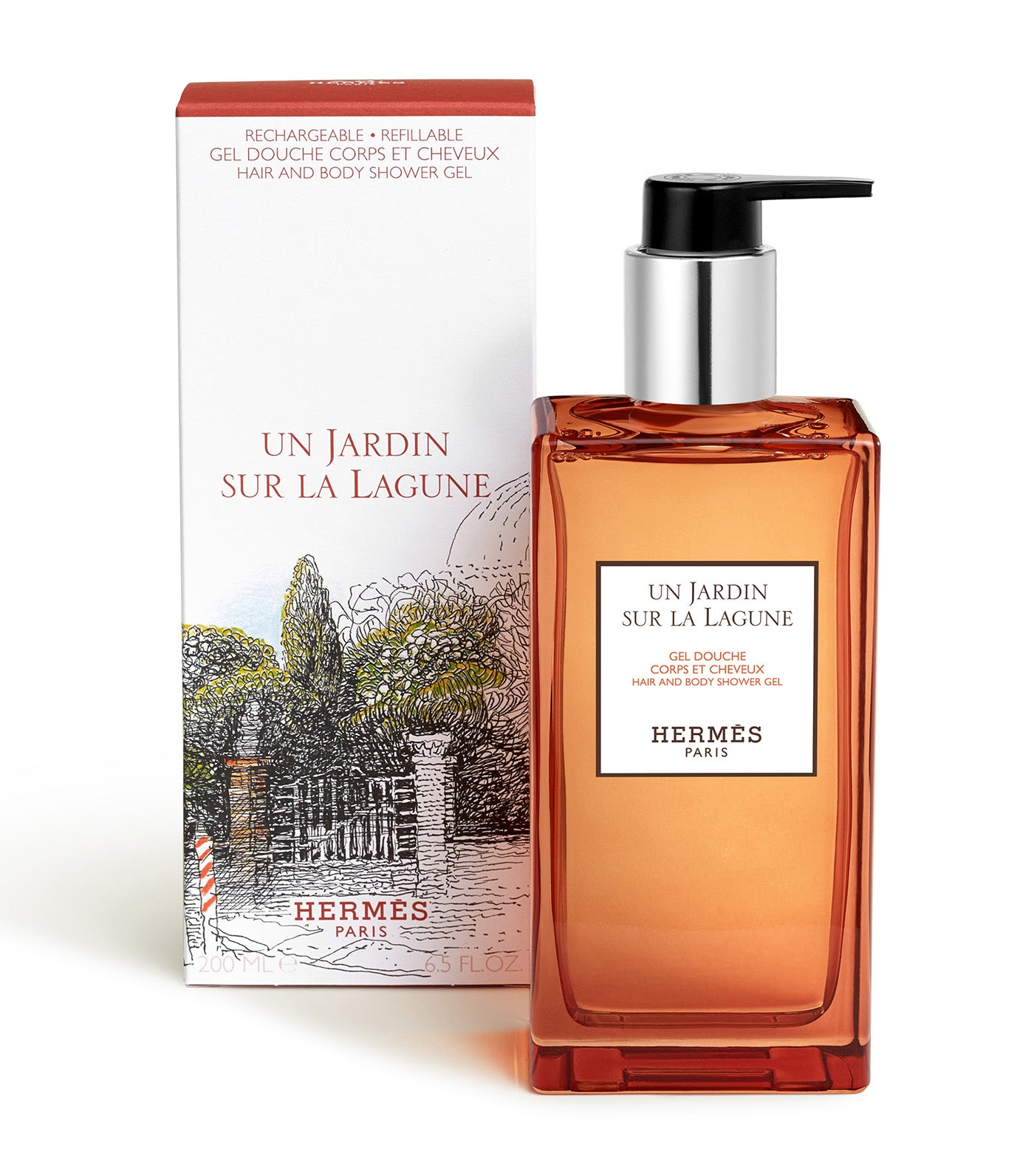 HERMES UN JARDIN SUR LA LAGUNE シャワーさジェル Un Jardin sur la Lagune Hair and body shower gel - 200 ml
