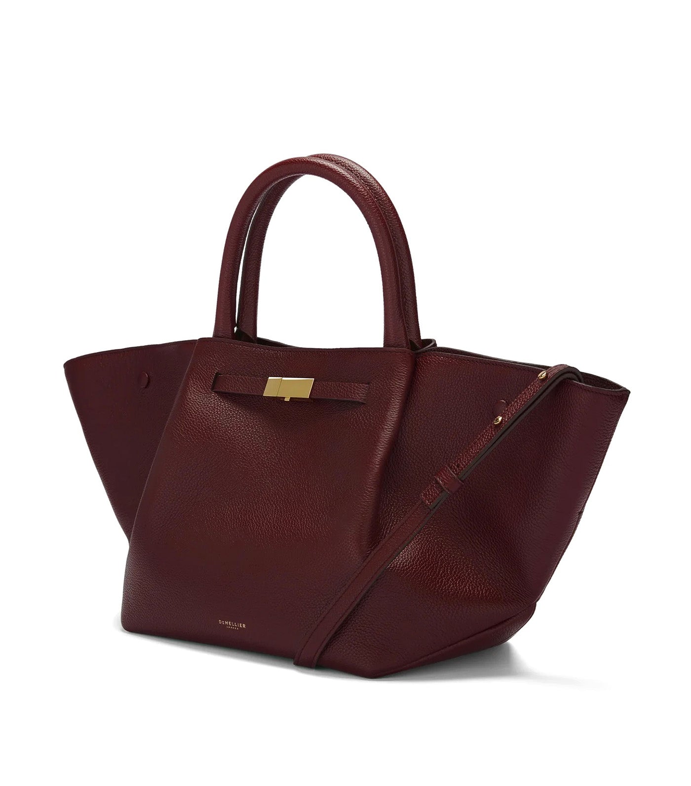 The Midi New York Burgundy Small Grain