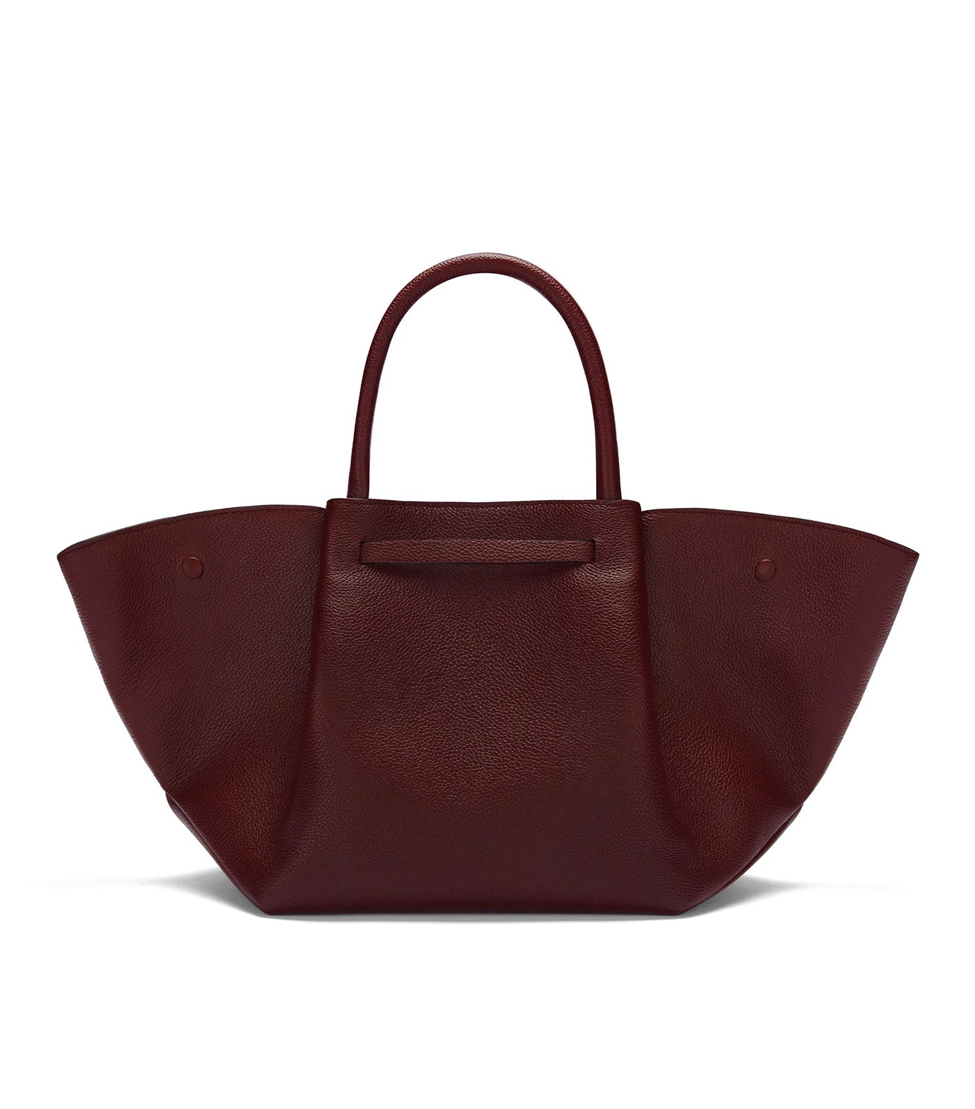 The Midi New York Burgundy Small Grain