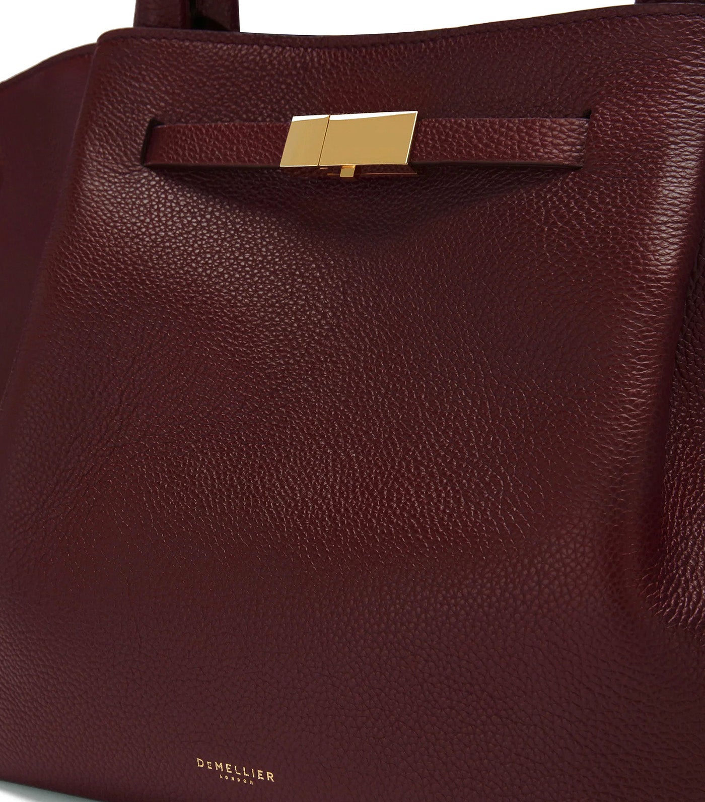 The Midi New York Burgundy Small Grain