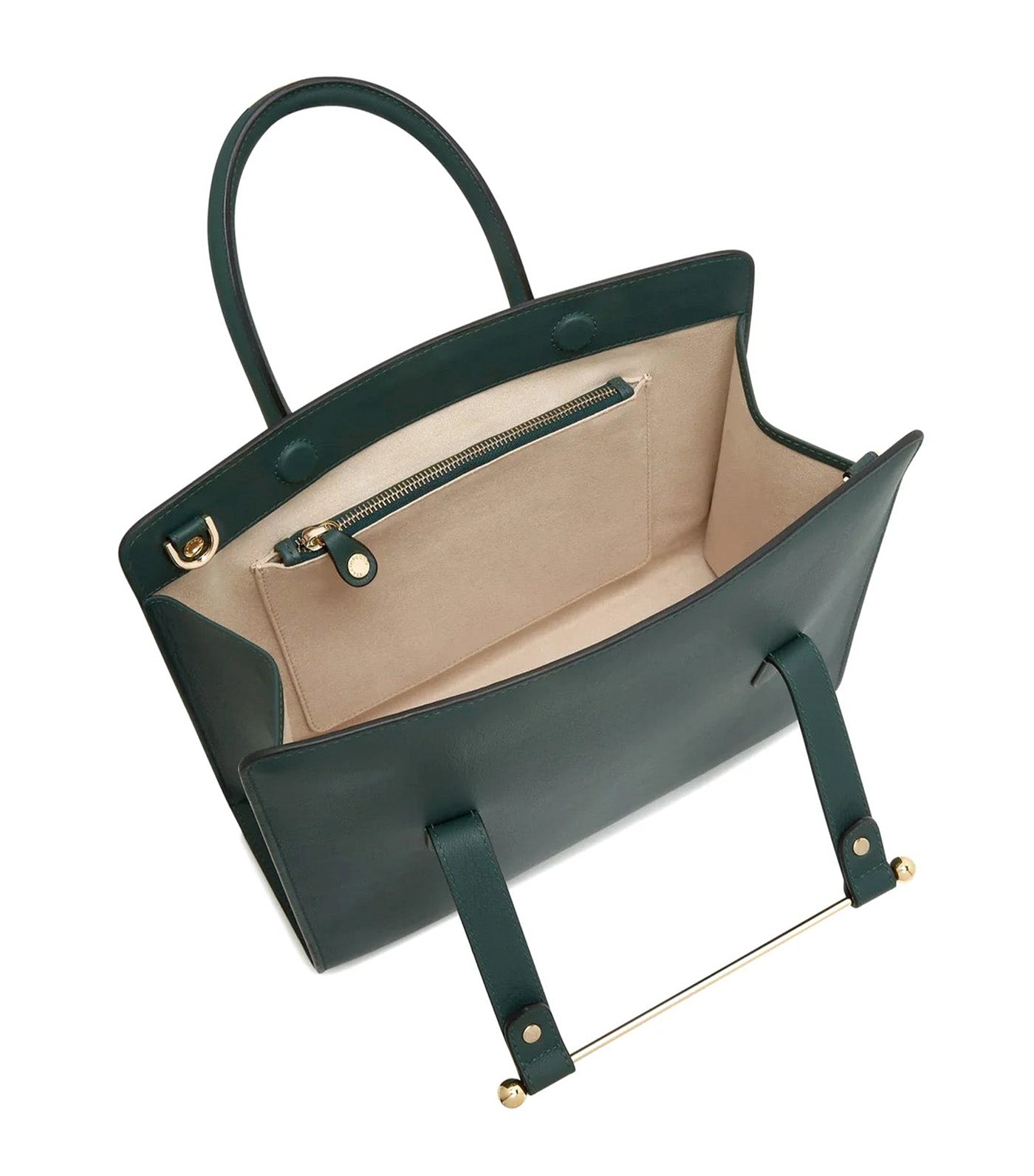 The Midi Tote Bottle Green