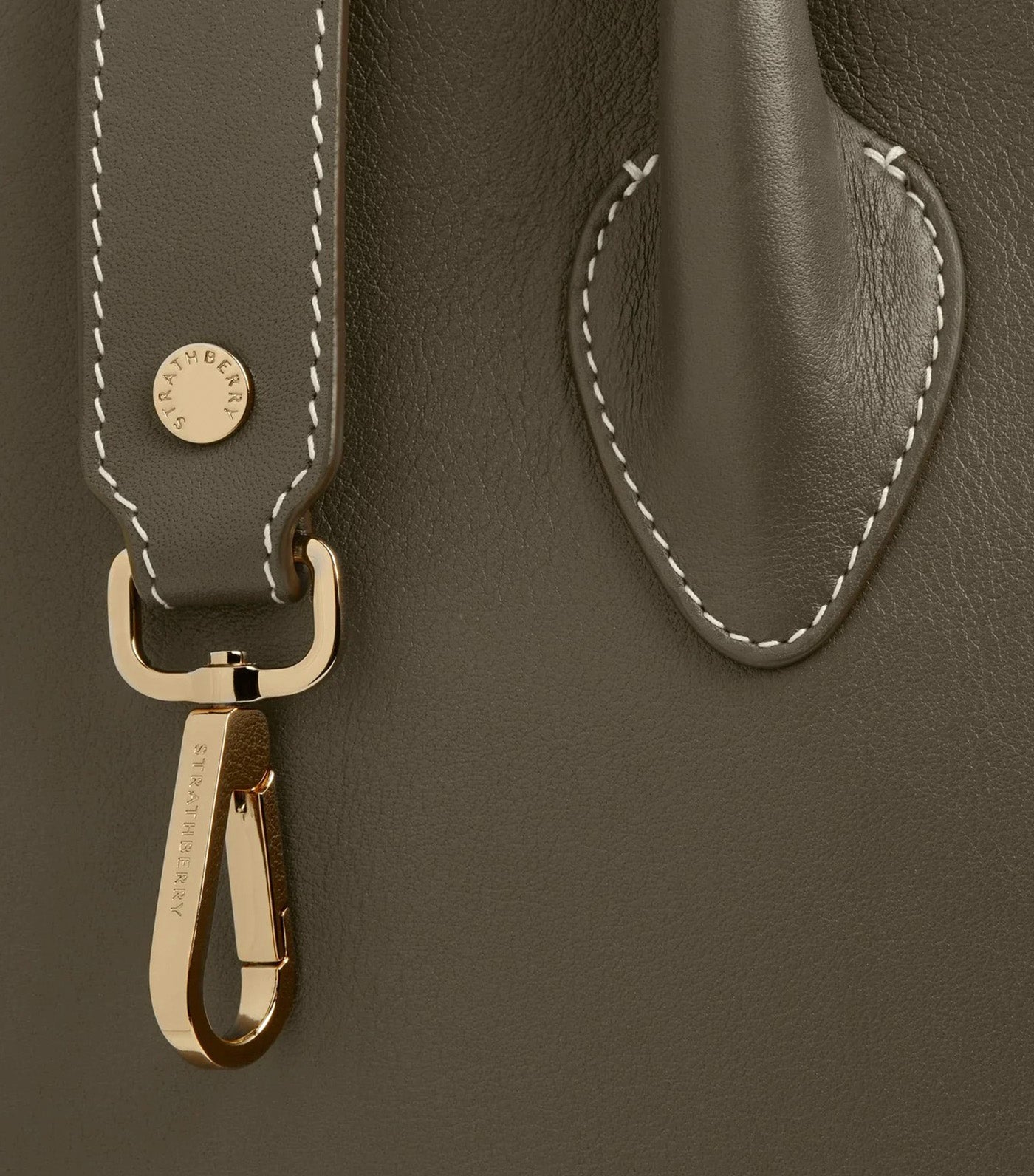 Strathberry The Midi Tote Khaki | Rustan's Strathberry The Midi Tote Khaki | Rustan's