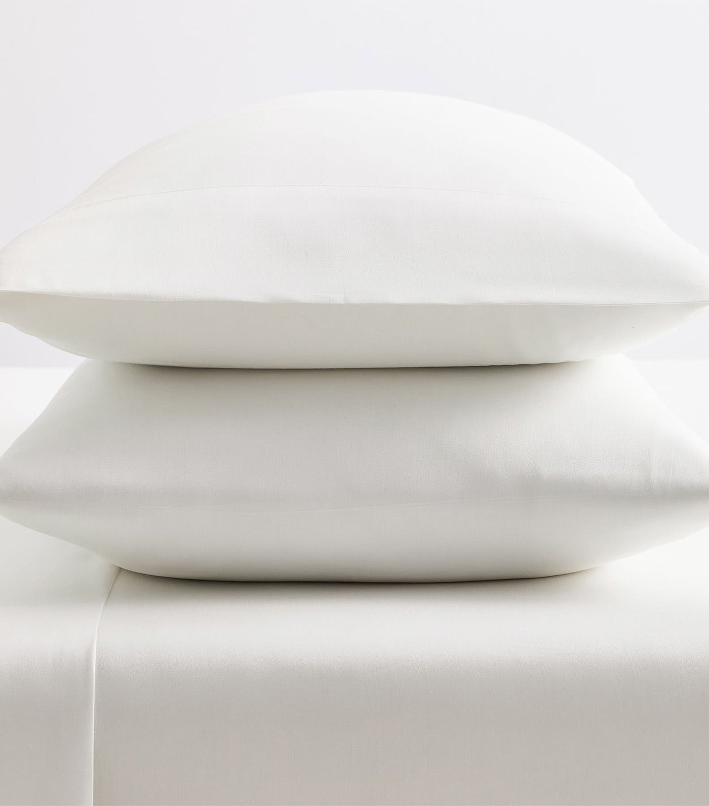 TENCEL™ Pillowcases Set of 2 White - King