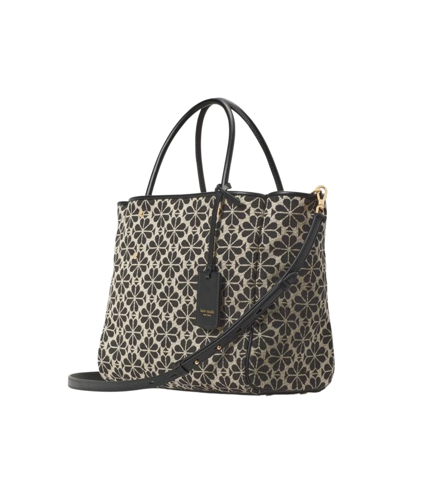 Spade Flower Jacquard Medium Everything Tote Sand Multi