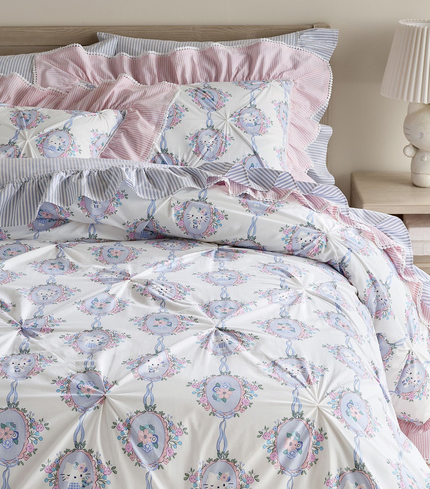 Hello Kitty® Locket Duvet Cover