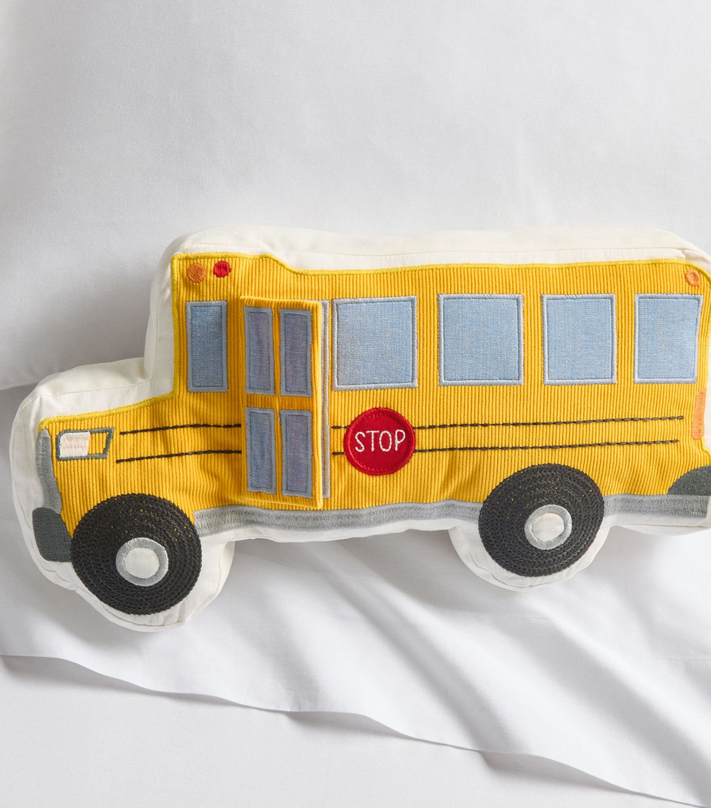 Light Up School Bus Pillow