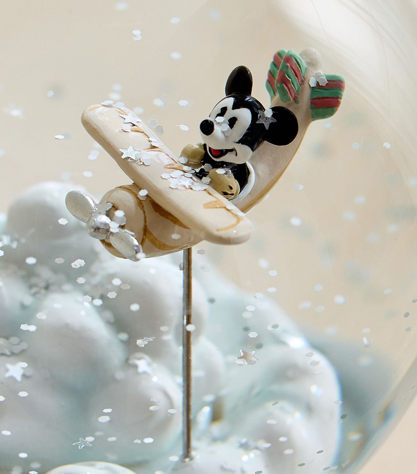 Sanderson Mickey Mouse In The Clouds Snow Globe