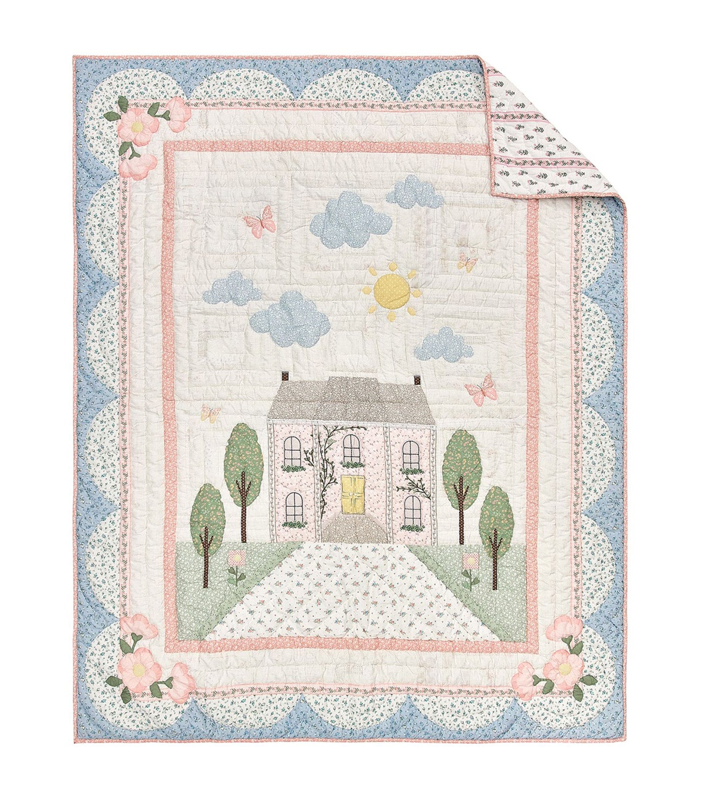 Dollhouse Wholecloth Quilt & Shams