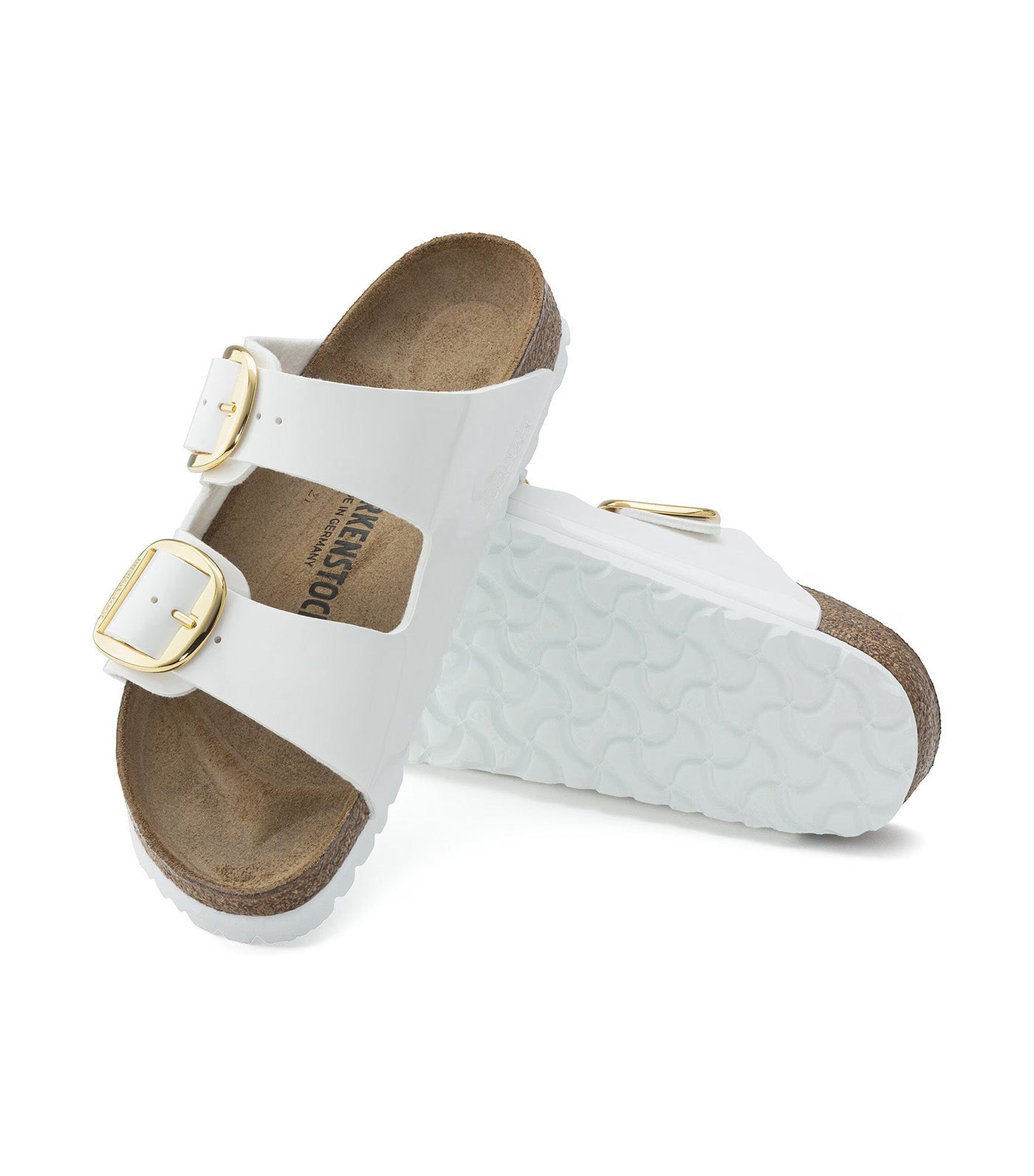 Arizona Big Buckle Patent White