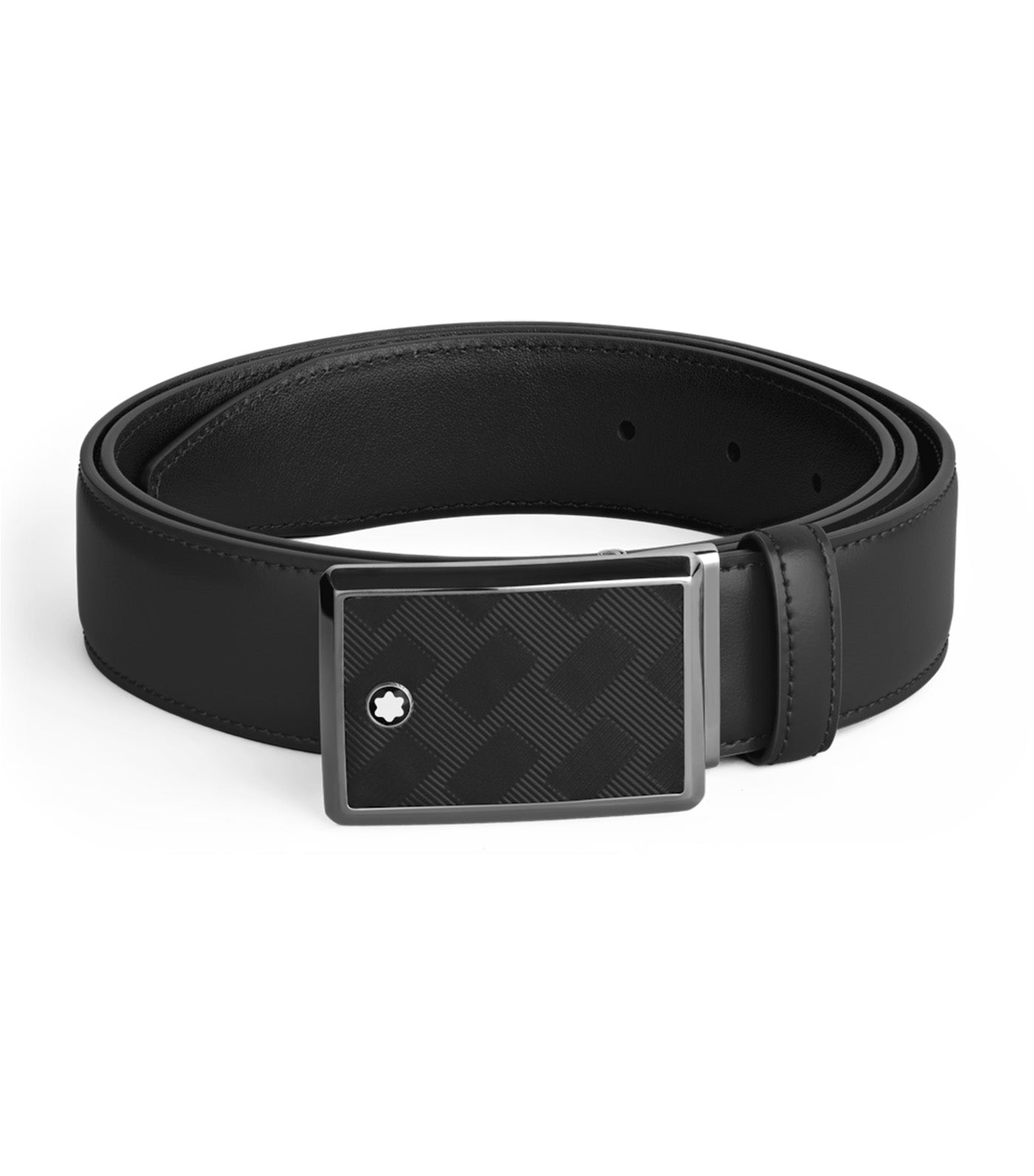 Leather 35mm Belt Black