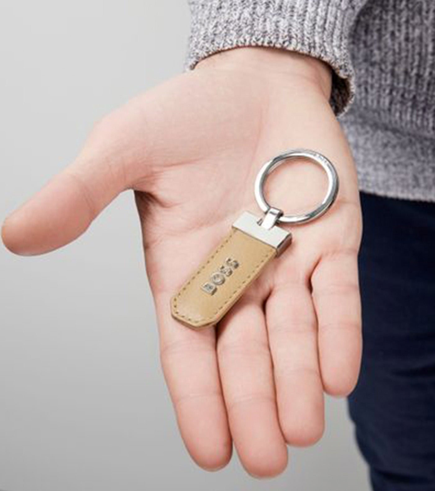 Key Ring Classic Grained