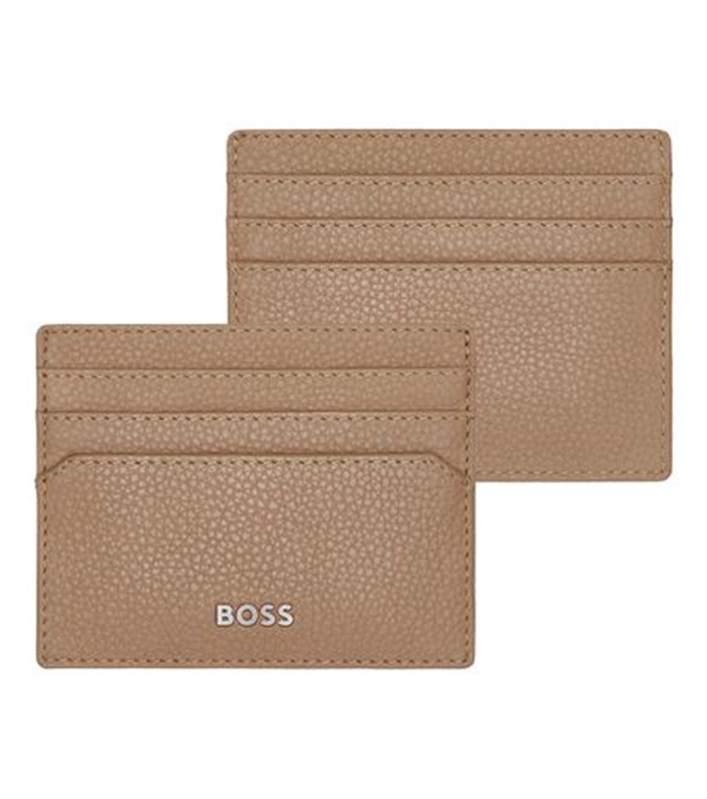 Card Holder Classic Grained Camel