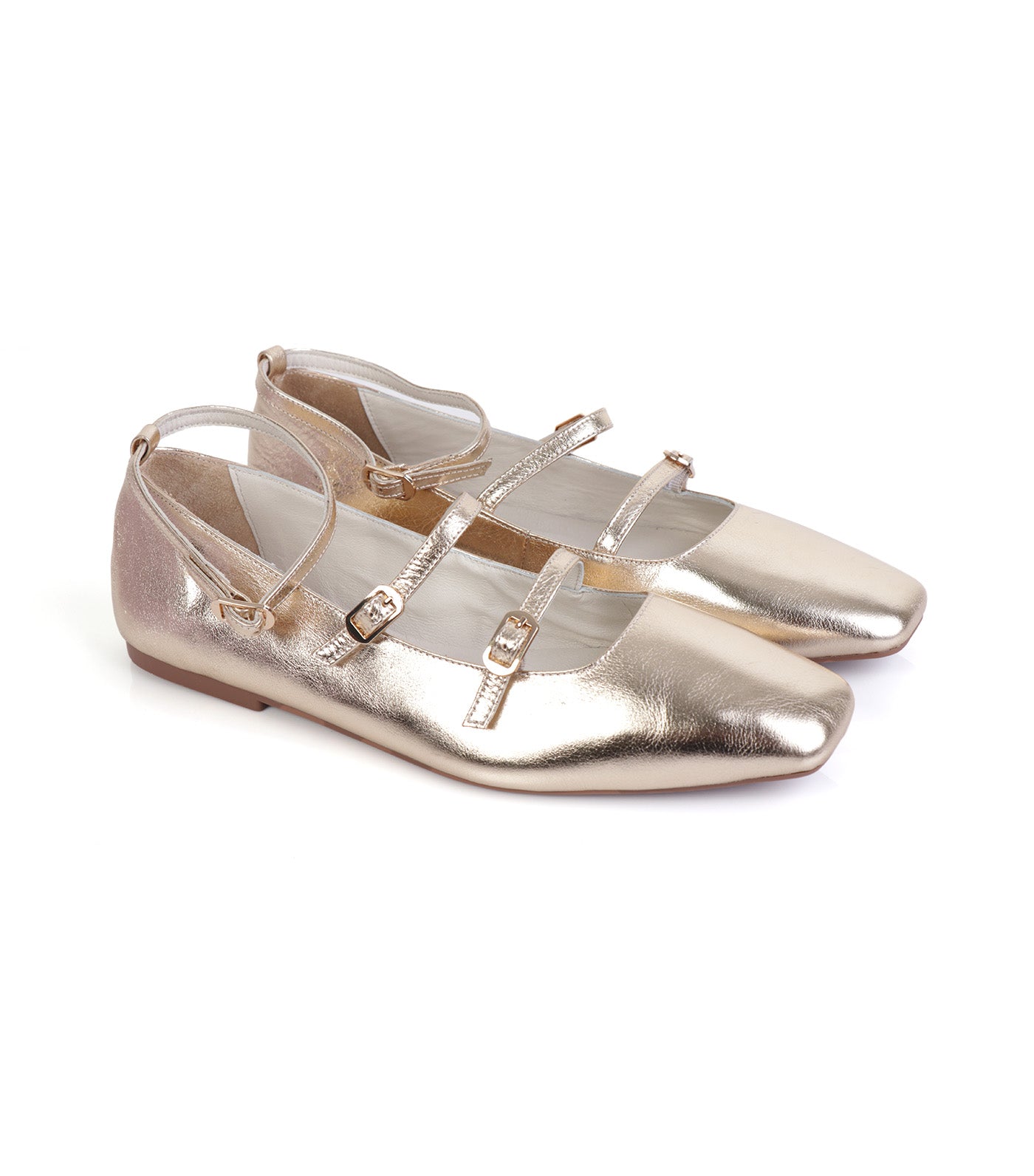 Ballet Flats Gold