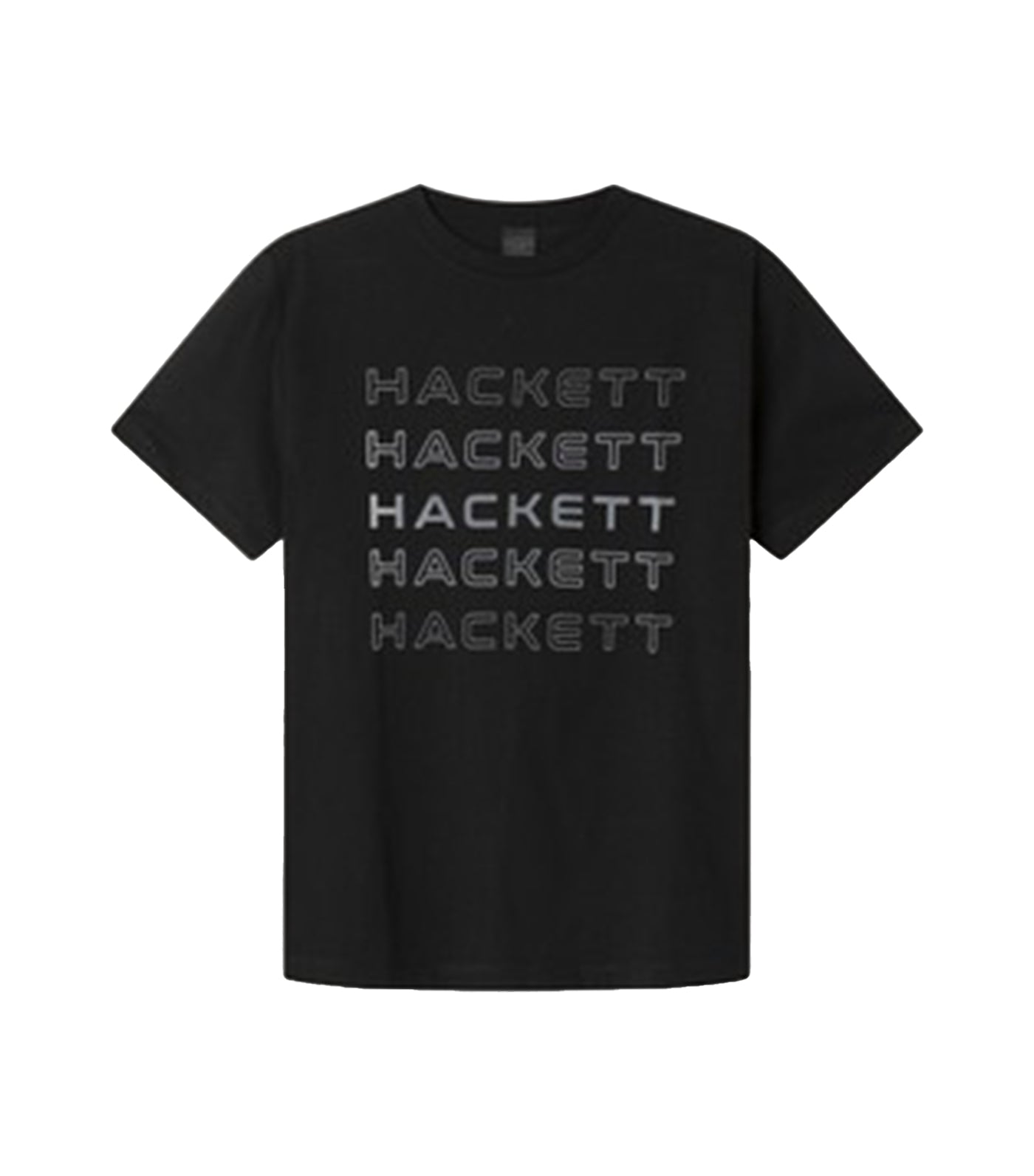 Classic Fit Gradient Logo Shirt Black