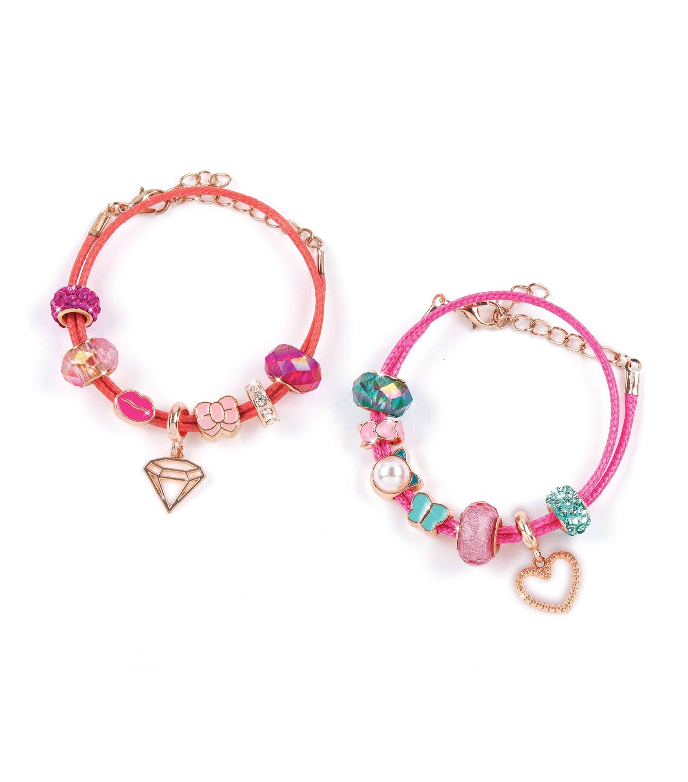 Halo Charms Bracelets: Pretty in Pink