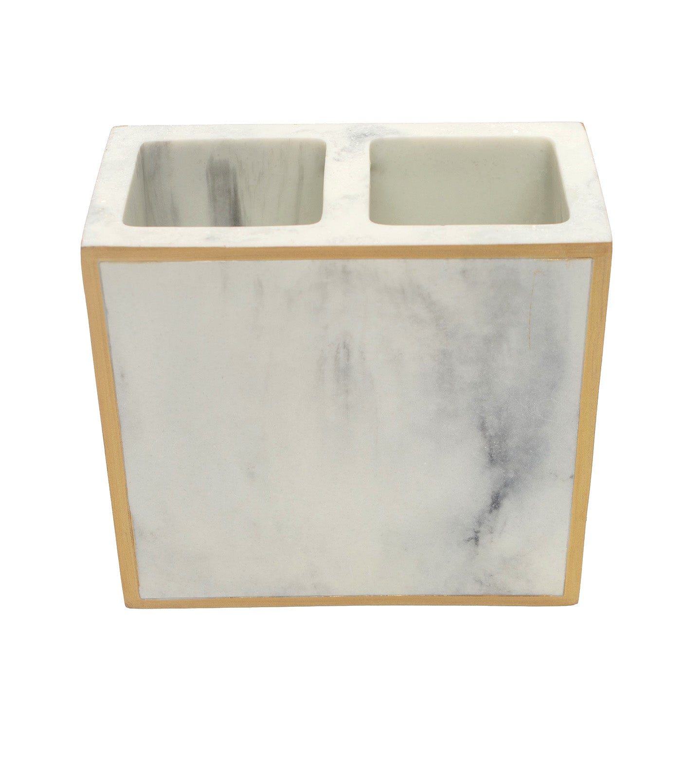 Bath Accessory 4-Piece Set Marble
