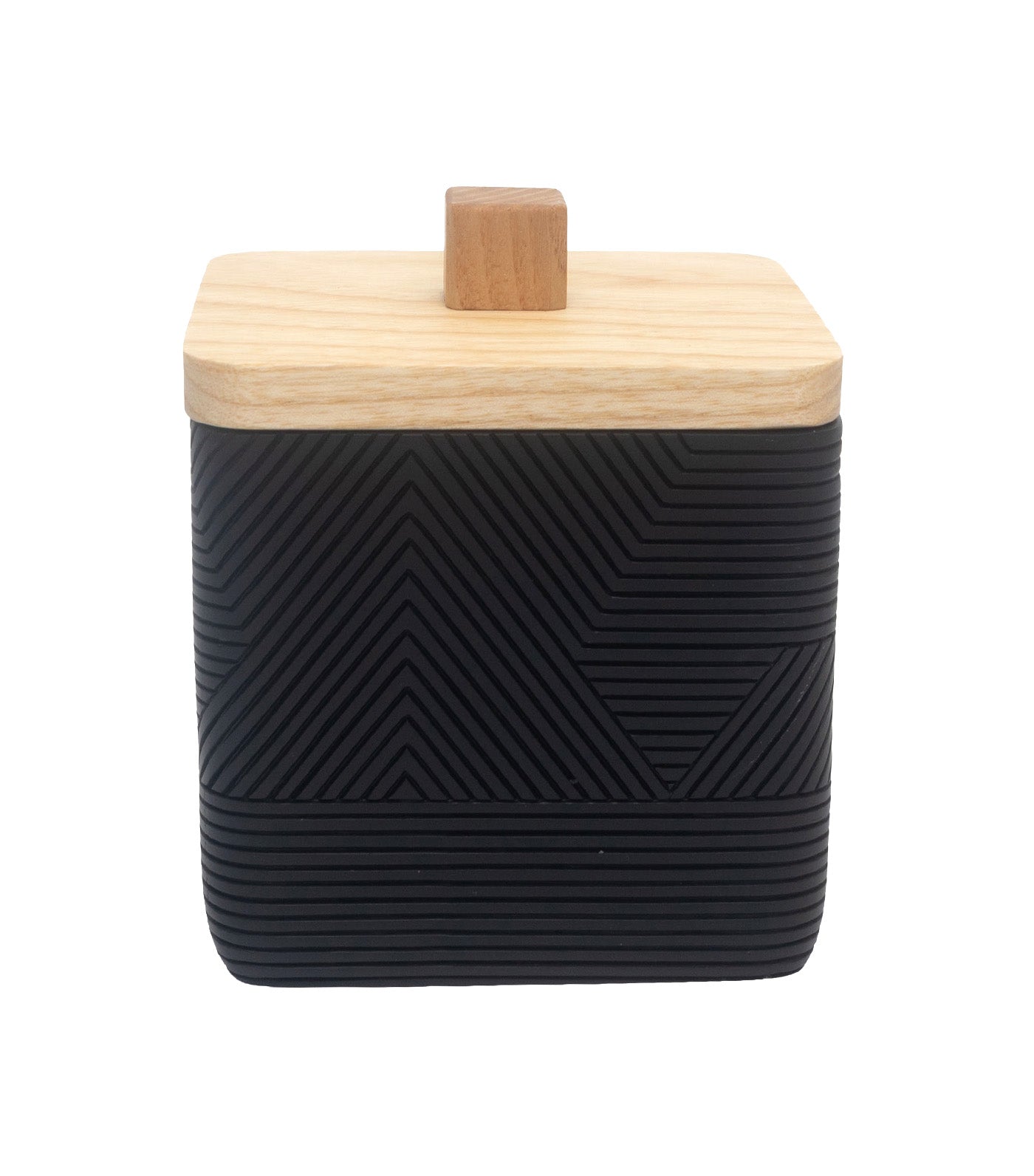 Bath Accessory 4-Piece Set Black