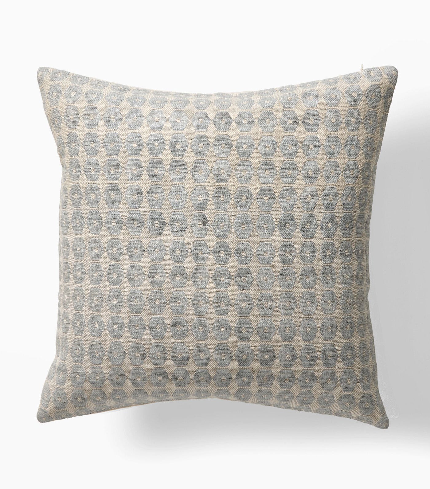 Honeycomb Silk Pillow Cover Arctic Blue