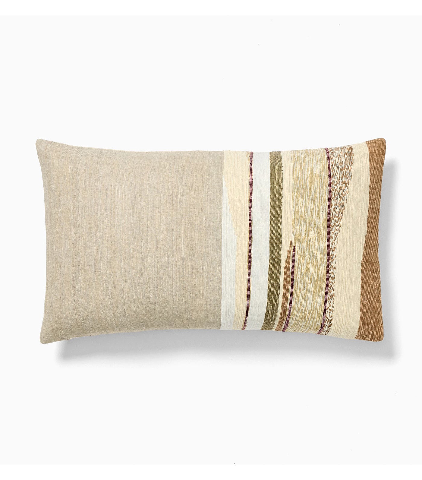 Mixed Woven Landscape Pillow Cover Sand