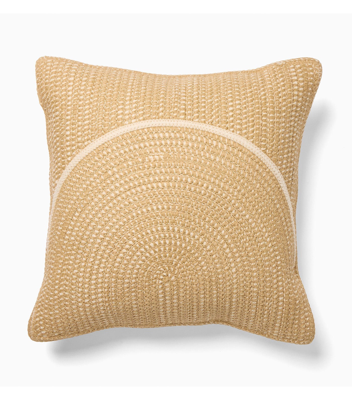 Woven Arches Indoor/Outdoor Pillow Camel