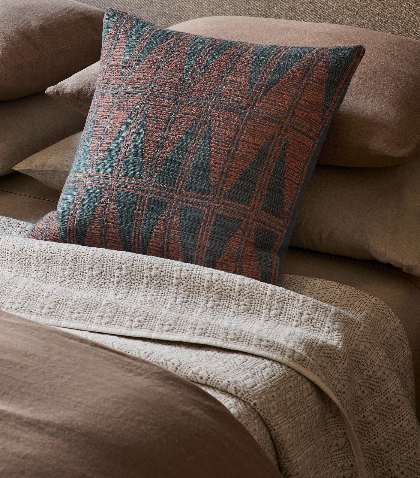 Silk Arrow Pillow Cover