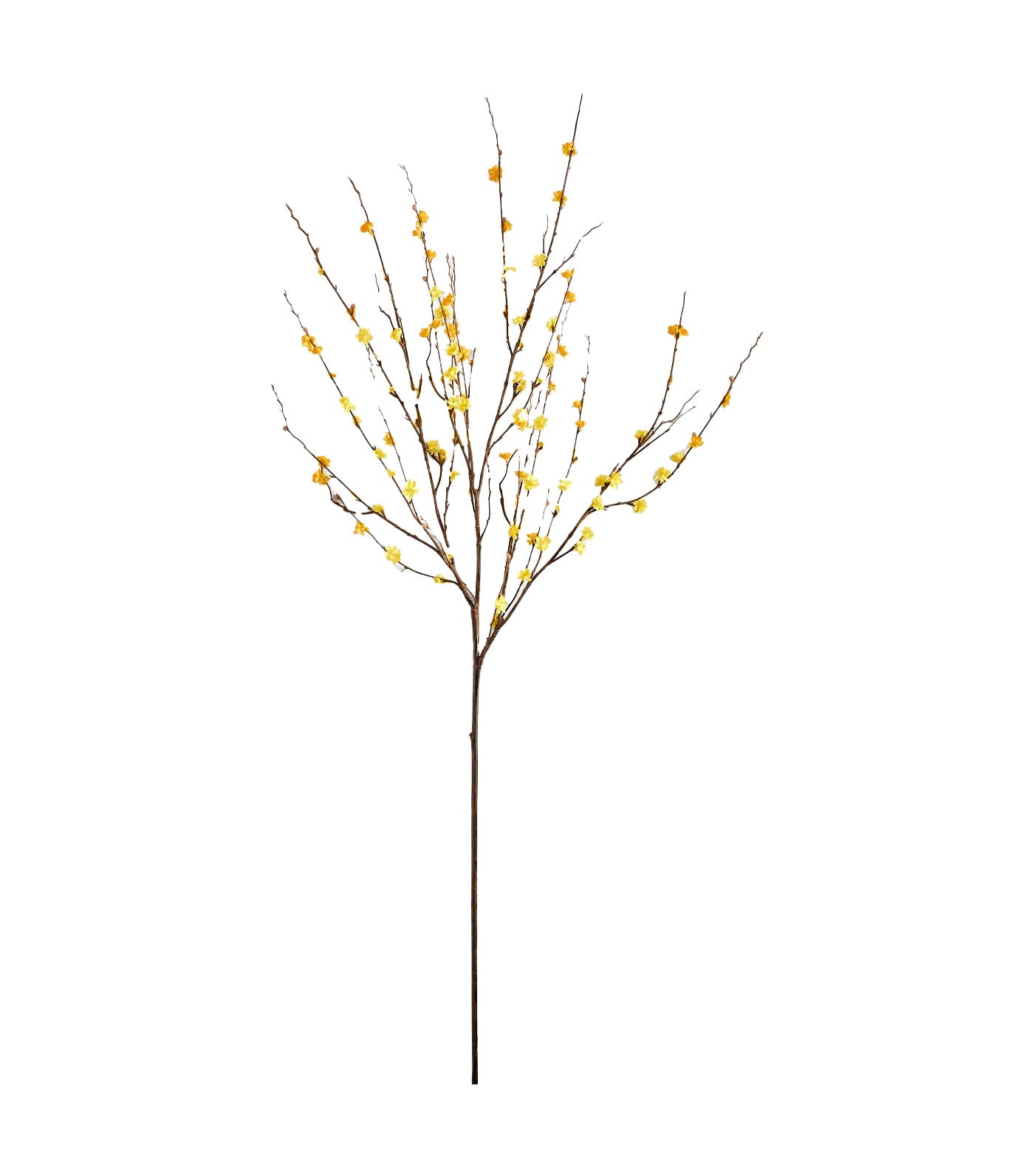 Faux Yellow Forsythia Branch