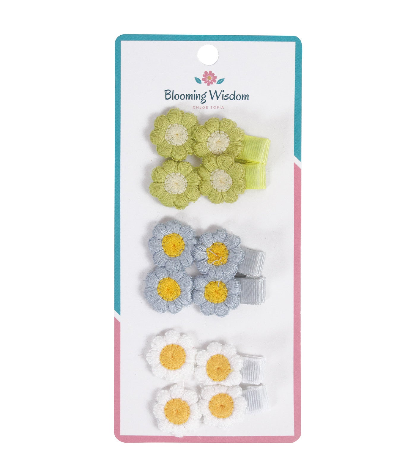 Sunflower Clip Set