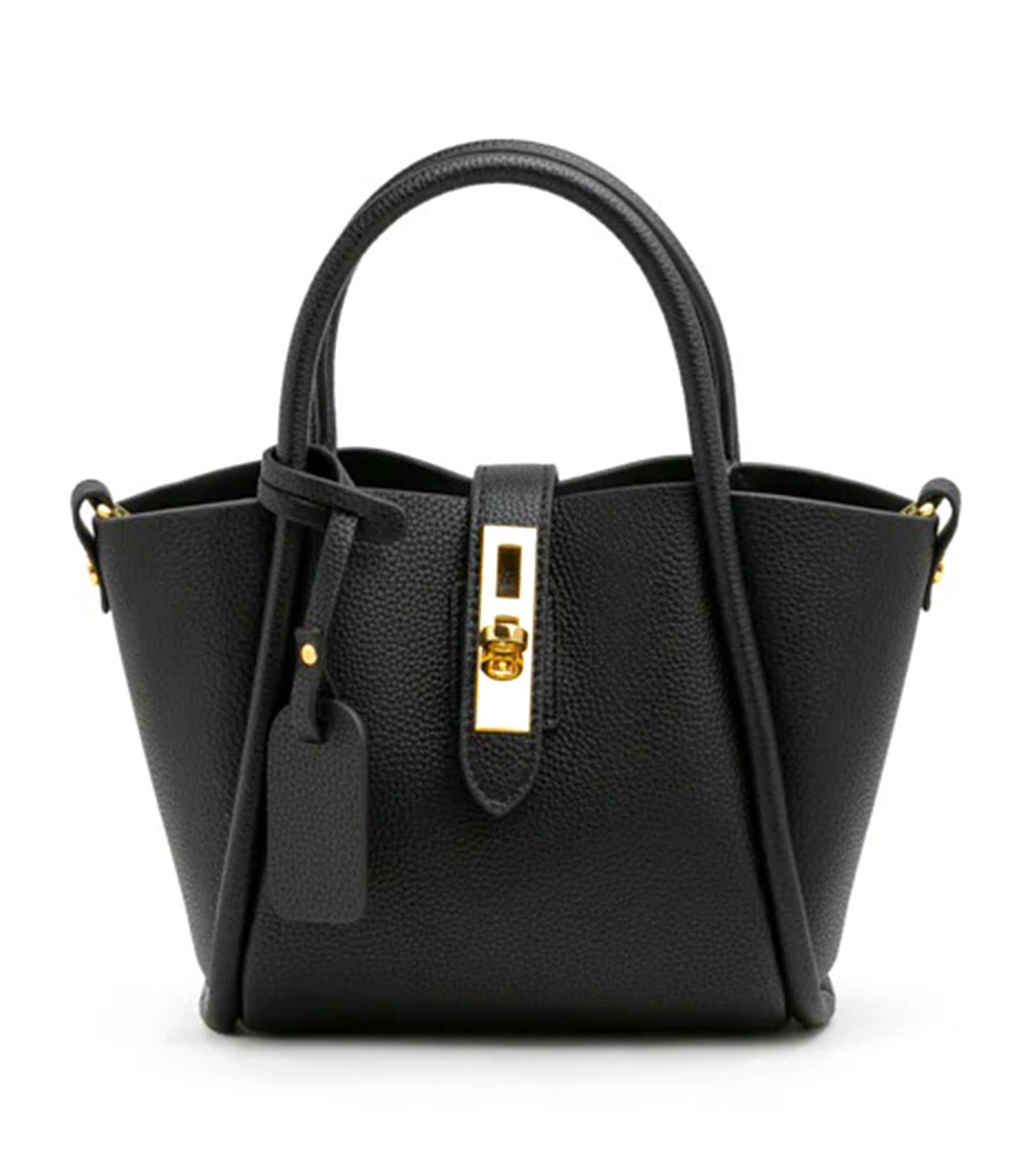 Jacqueline Top Handle Mini Tote Black