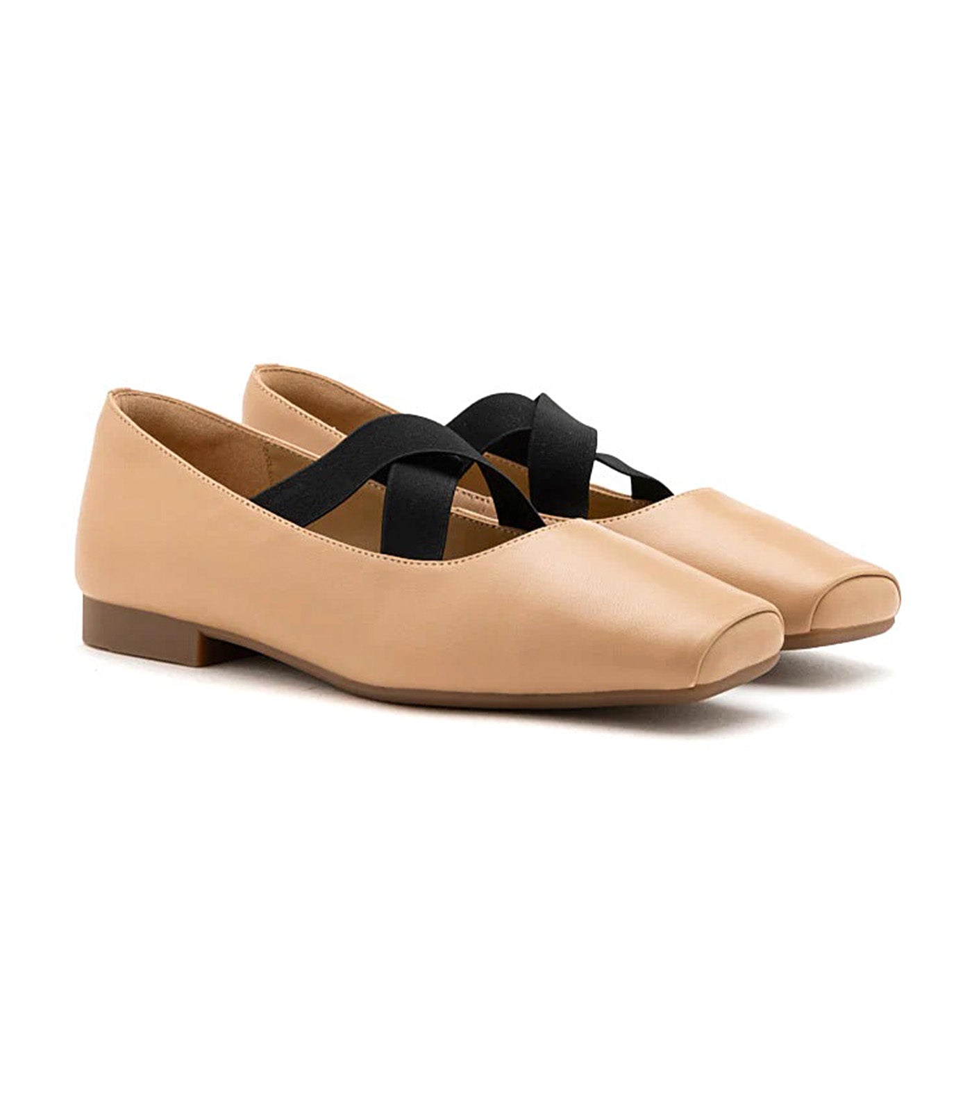 Mandy Ballet Flats Almond