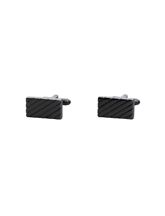 Stafford Cufflink Gunmetal