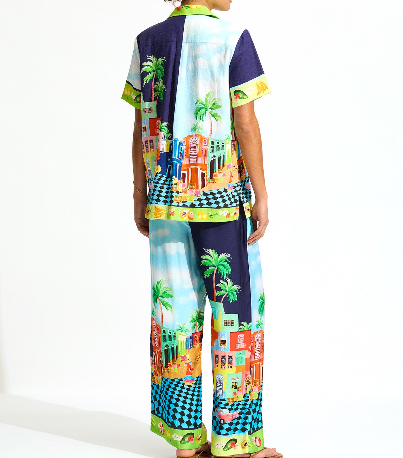 Cuba Pant Turquoise
