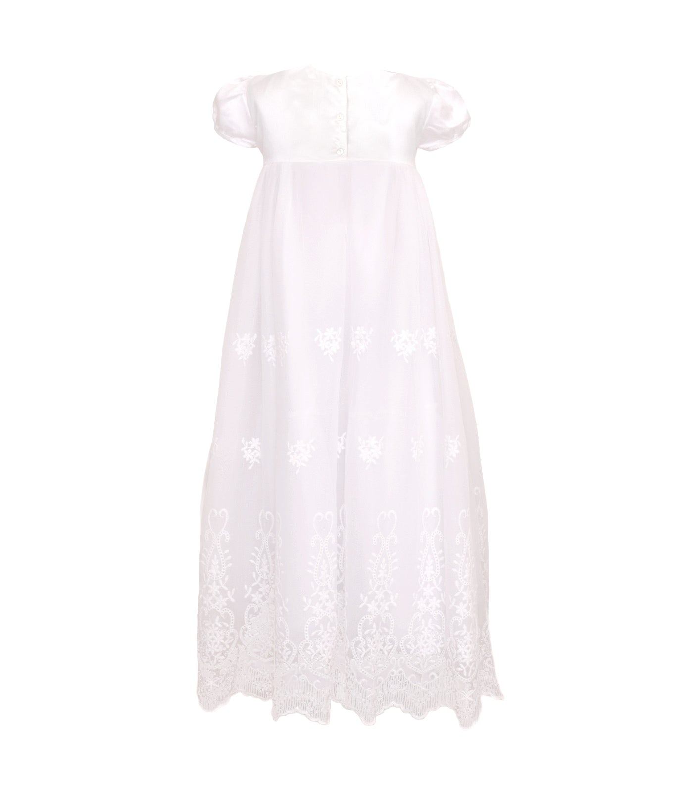 Girls Christening Dress Long Dress Style 11, Without Hat