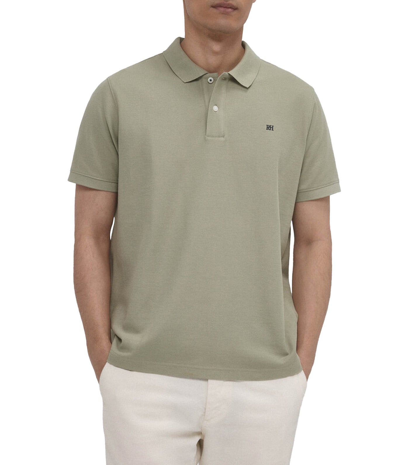 Basic Piqué Polo Shirt