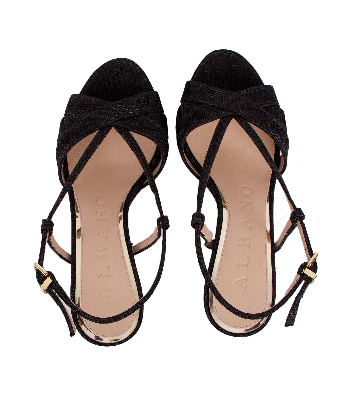 Albano Heeled Sandals Night Nero