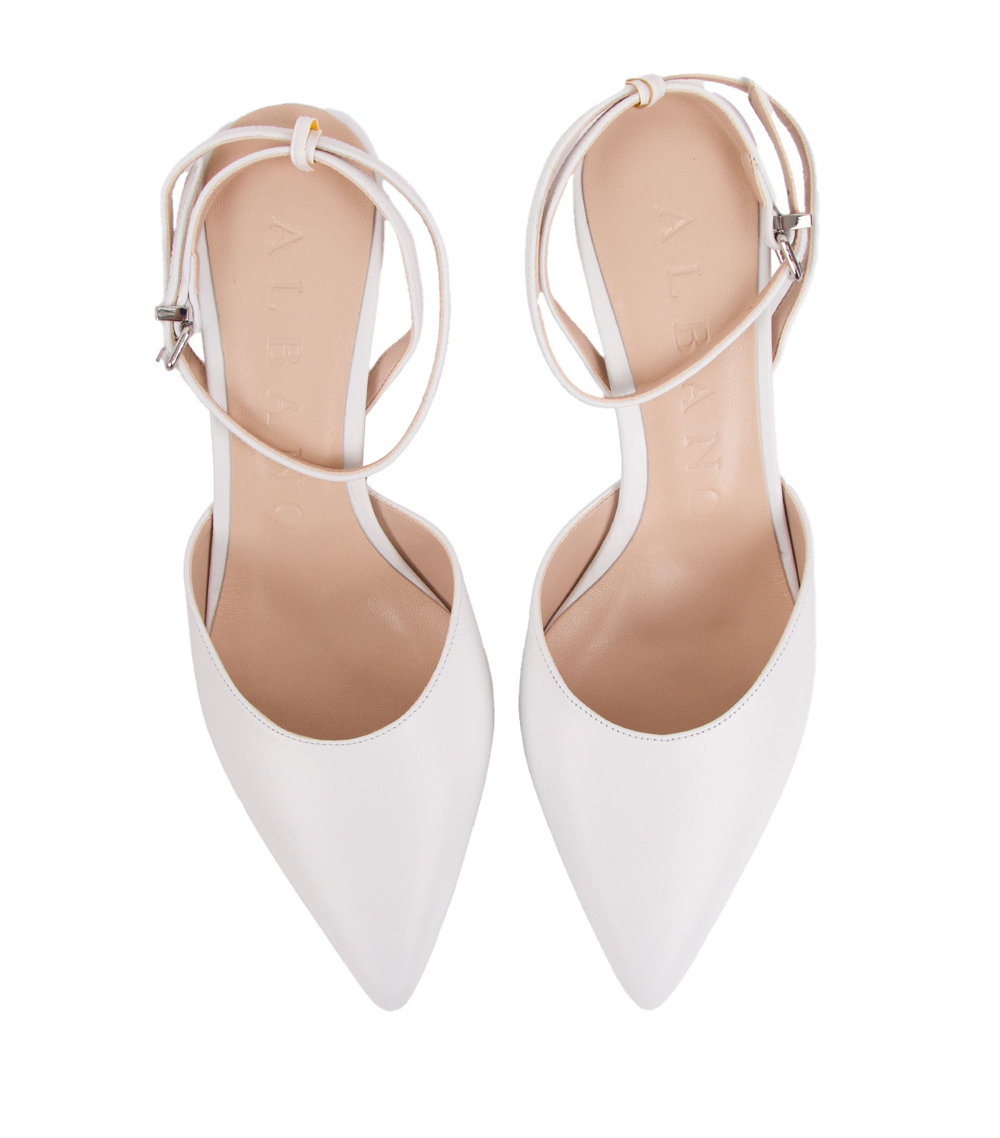 Albano Heeled Sandals Vitello Bianco