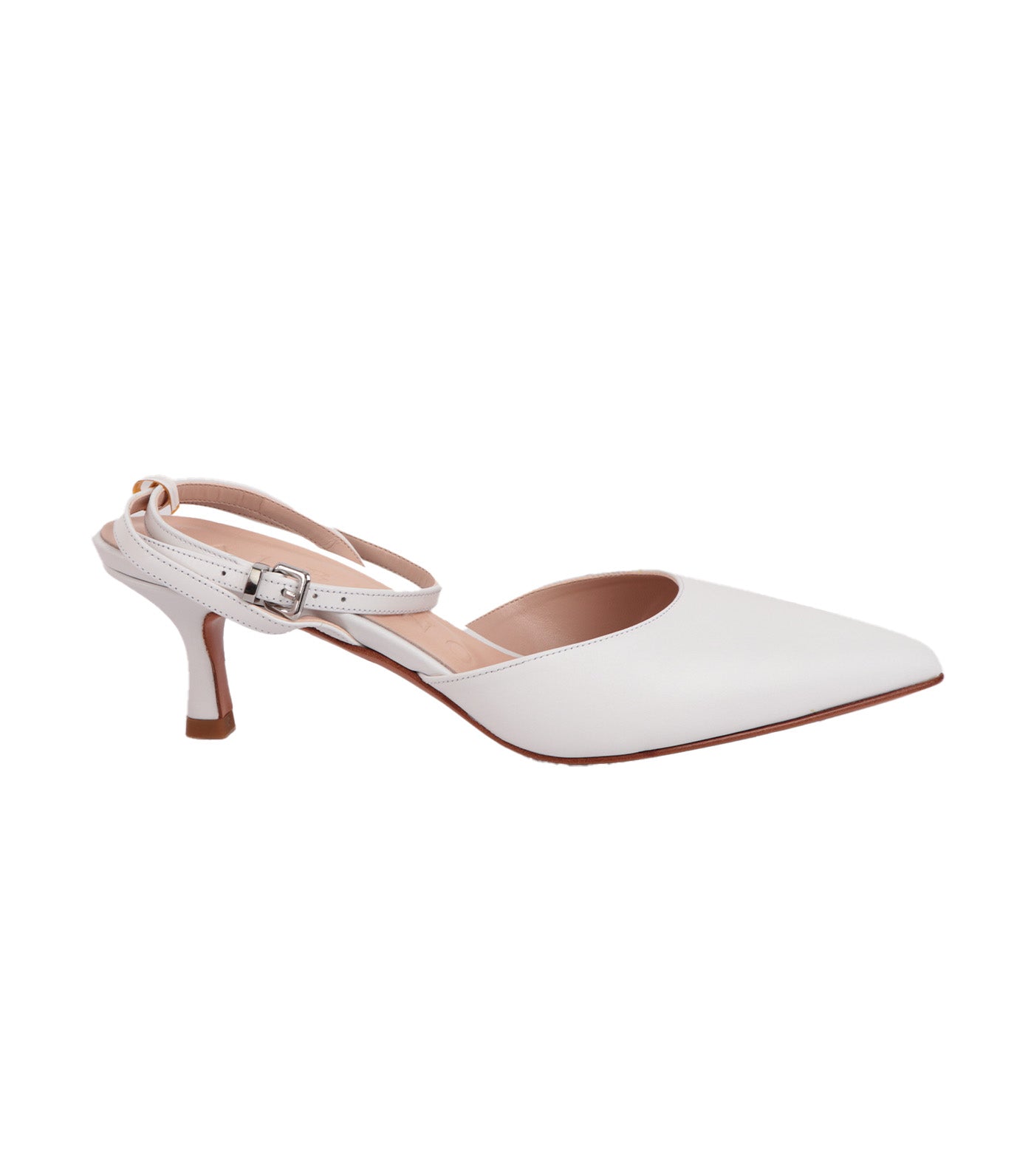 Albano Heeled Sandals Vitello Bianco
