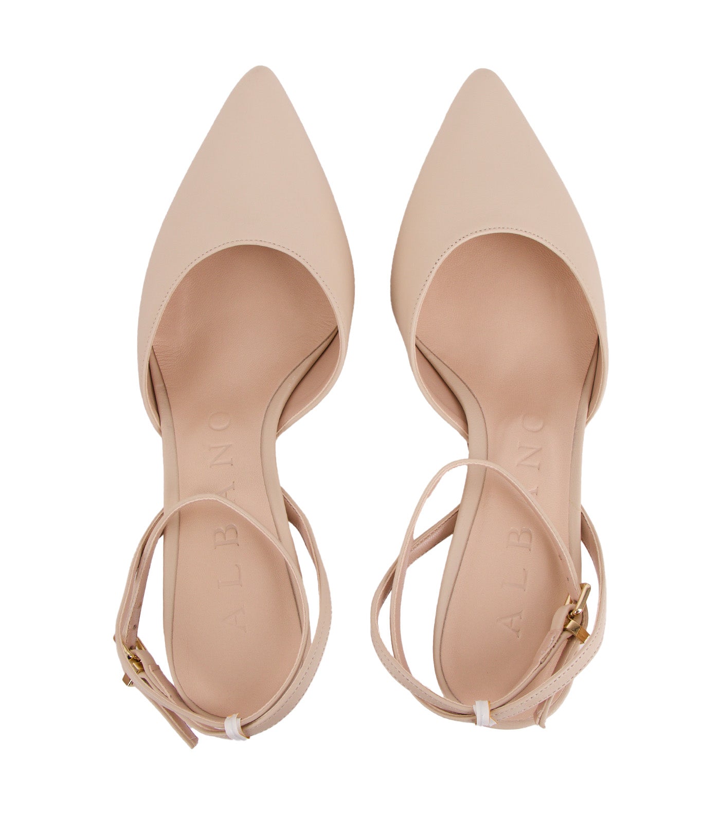 Albano Heeled Sandals Vitello Nude