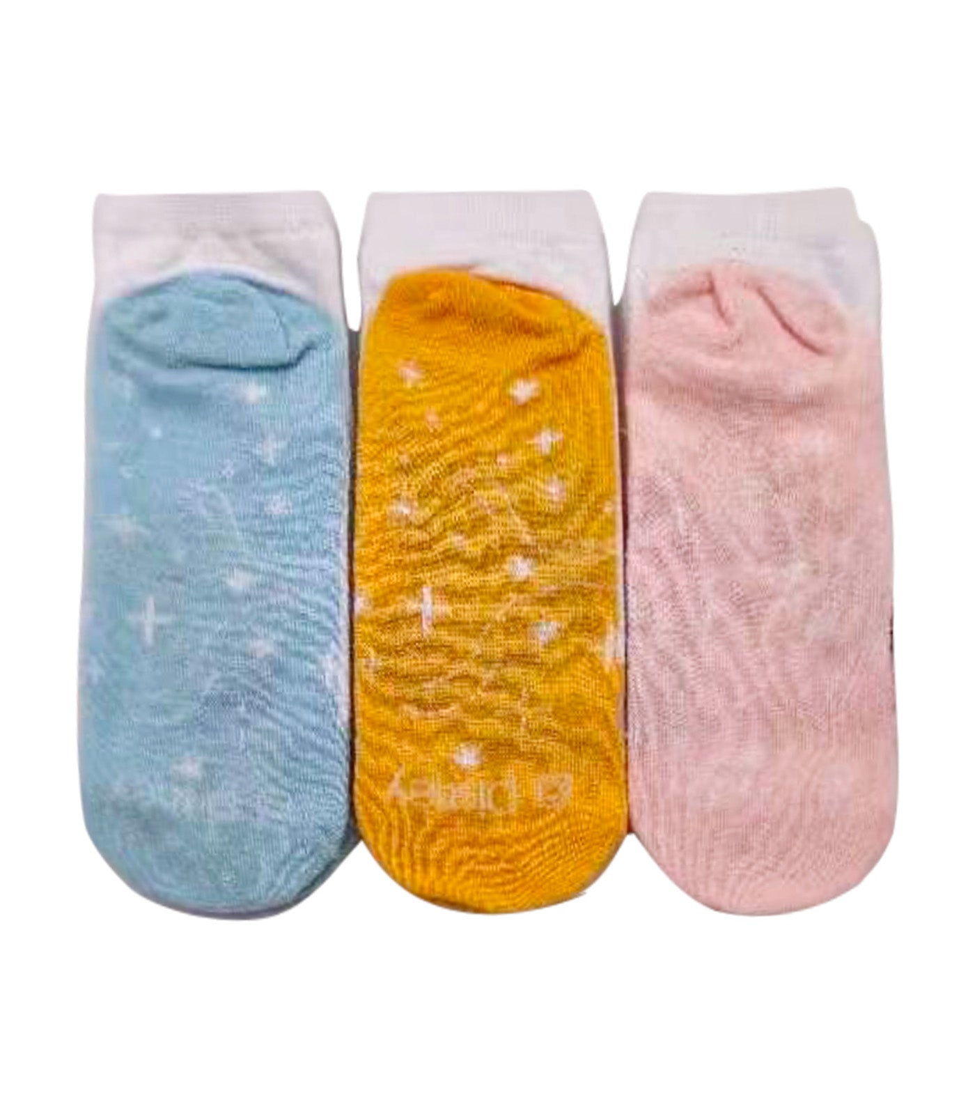 Lil Legends Sneaker Socks (3-Pair Pack) - Princess White Socks