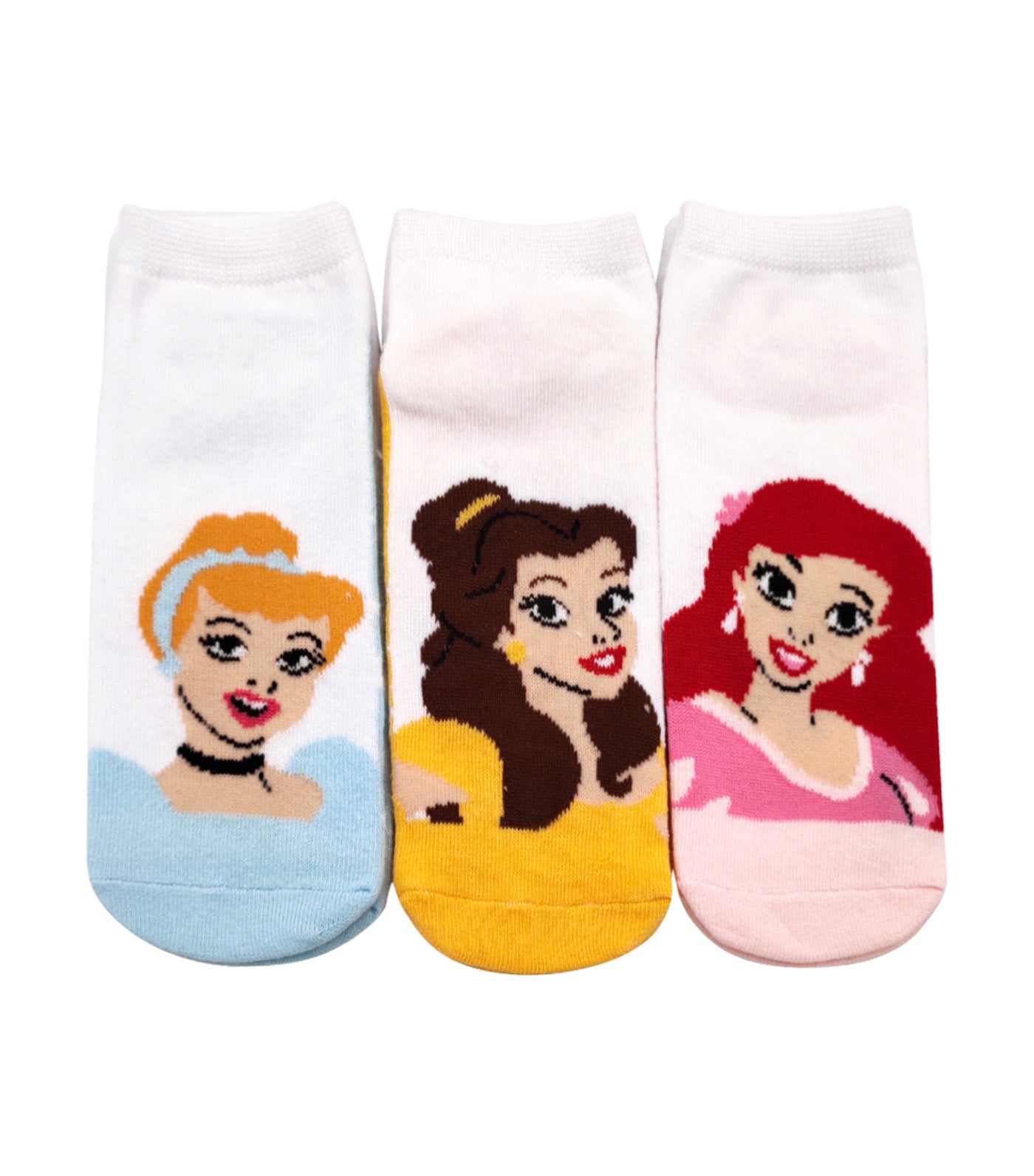 Lil Legends Sneaker Socks (3-Pair Pack) - Princess White Socks