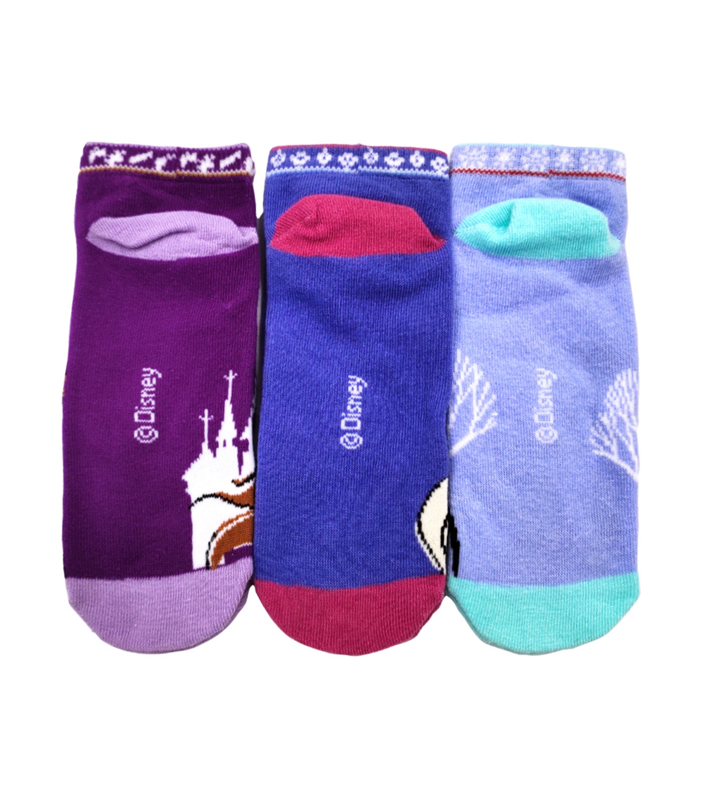 Lil Legends Sneaker Socks (3-Pair Pack) - Frozen Idyllic Wonder Pop Socks