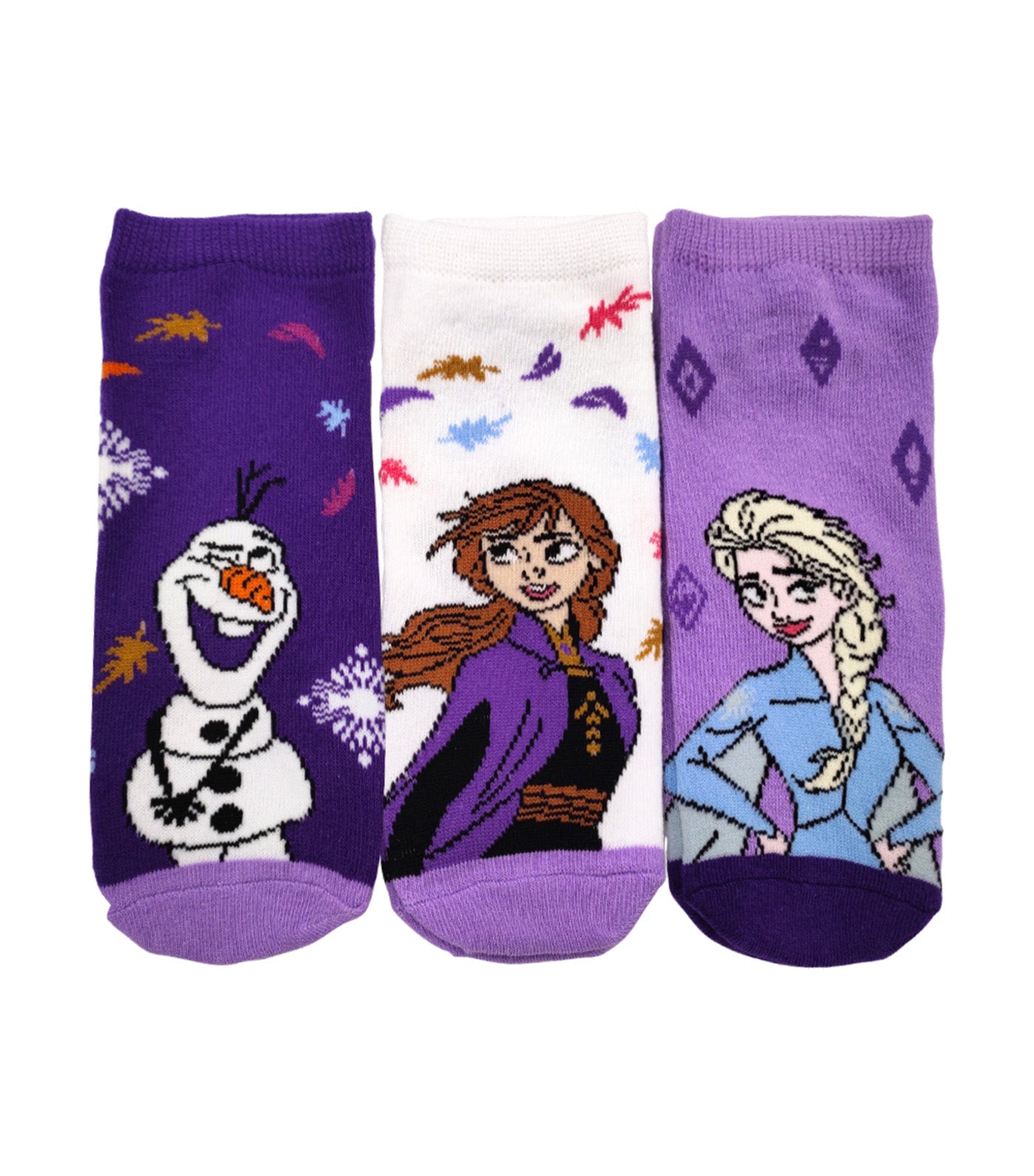 Lil Legends Sneaker Socks (3-Pair Pack) - Frozen Fall Pop Socks