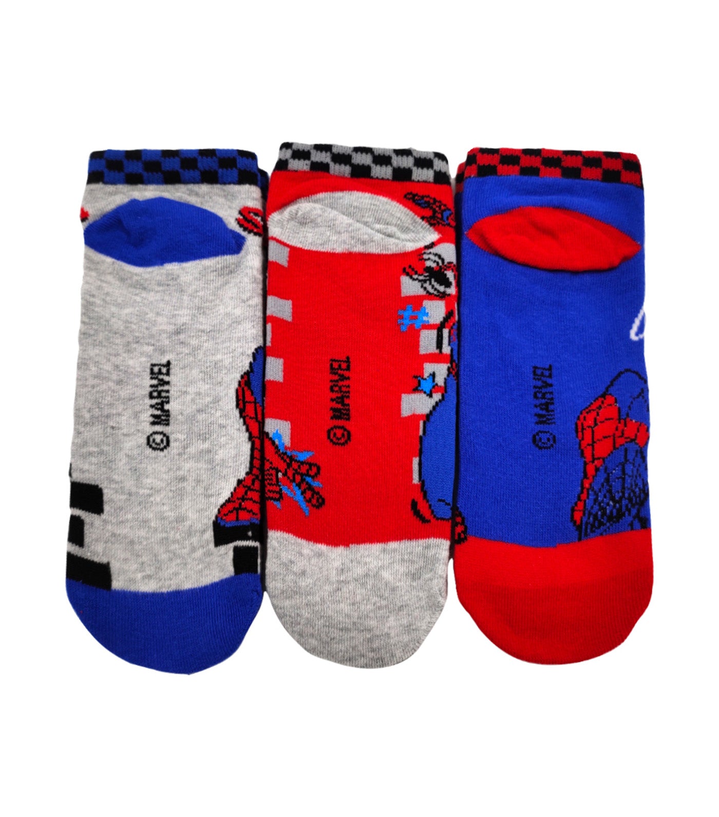 Lil Legends Sneaker Socks (3-Pair Pack) - Spider-Man Hometown Hero Pop Socks