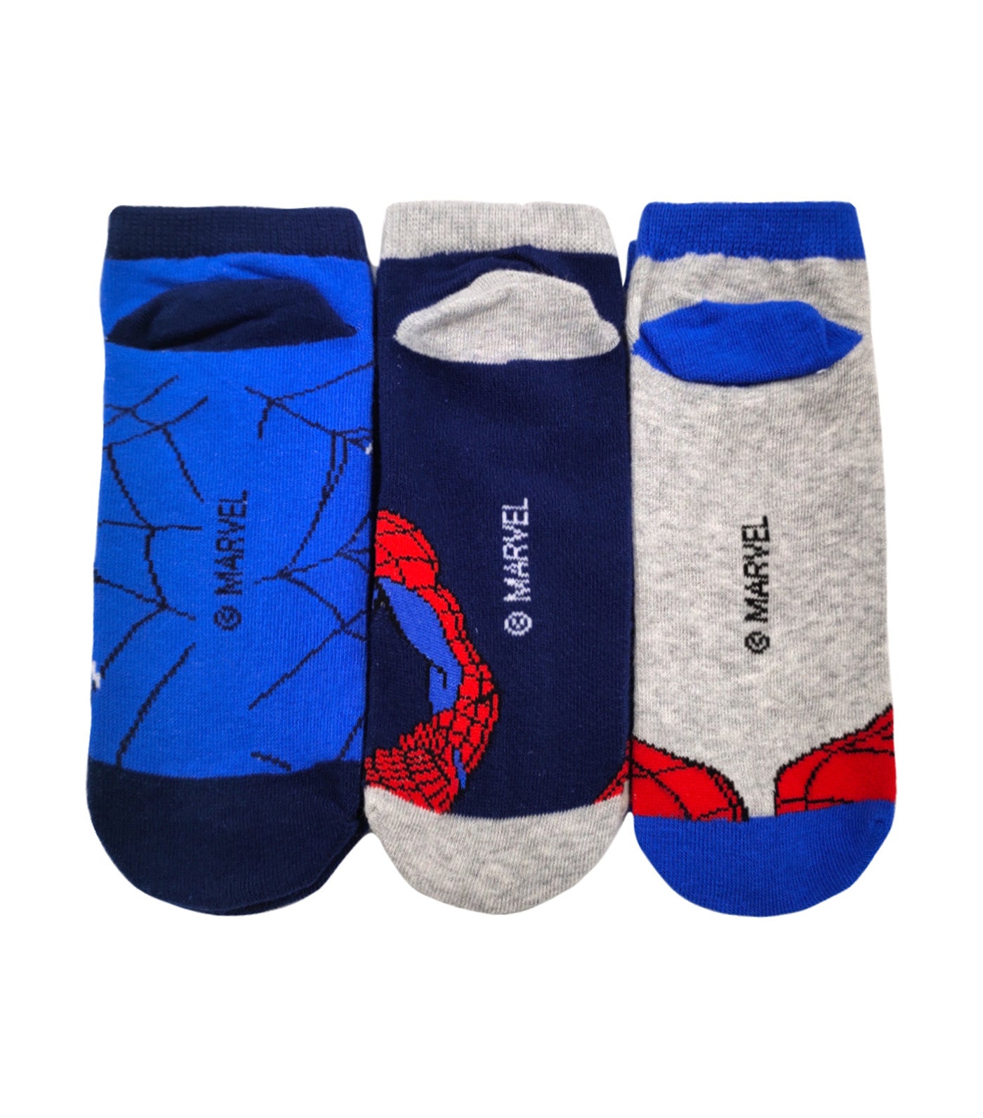 Lil Legends Sneaker Socks (3-Pair Pack) - Spider-Man Core Pop Socks